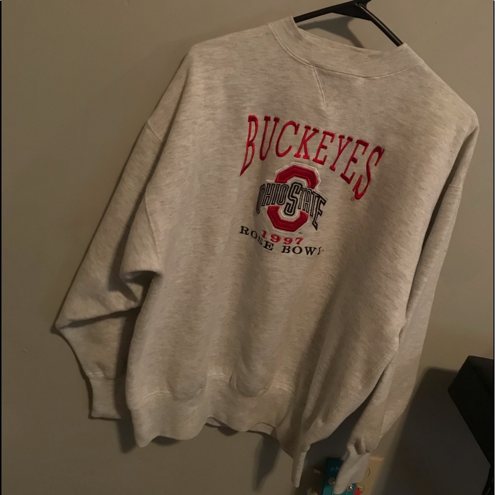 ohio state crew neck sweatshirt